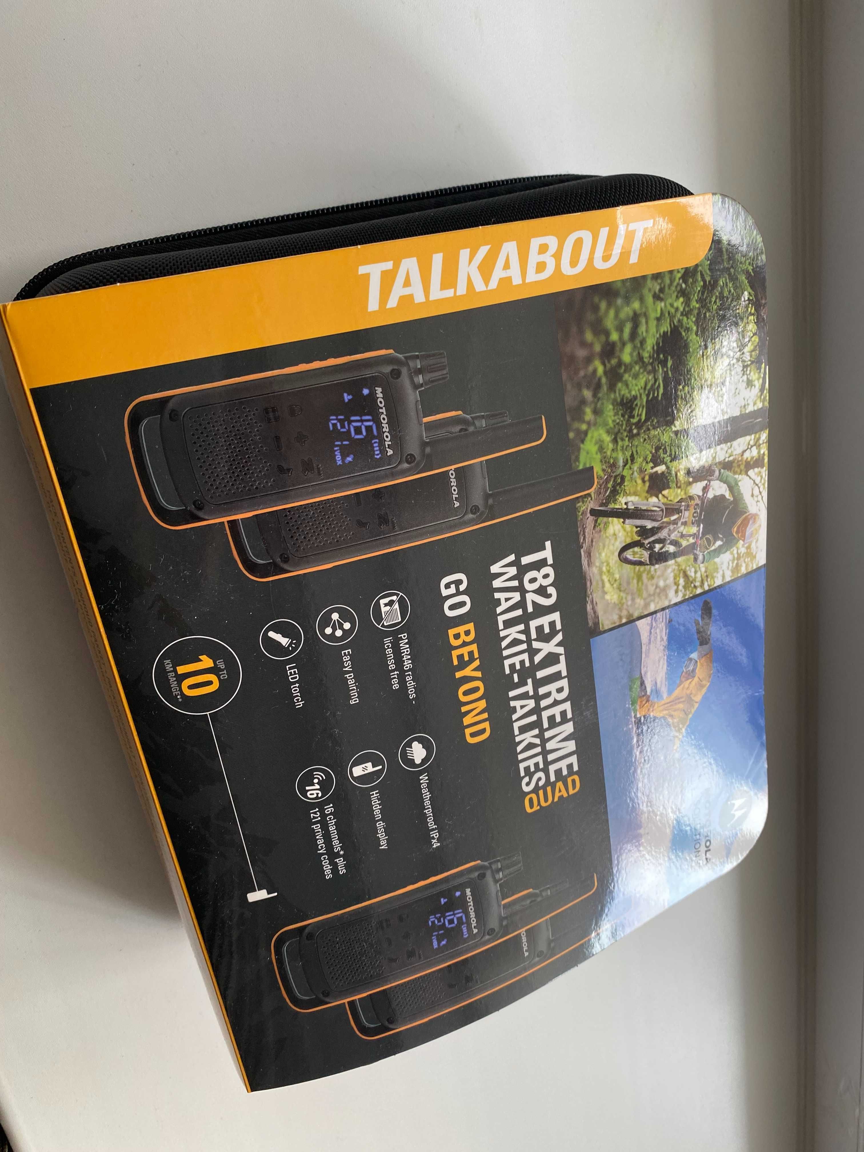 Новий Комплект 4 Рацій Motorola Talkabout T82 Extreme