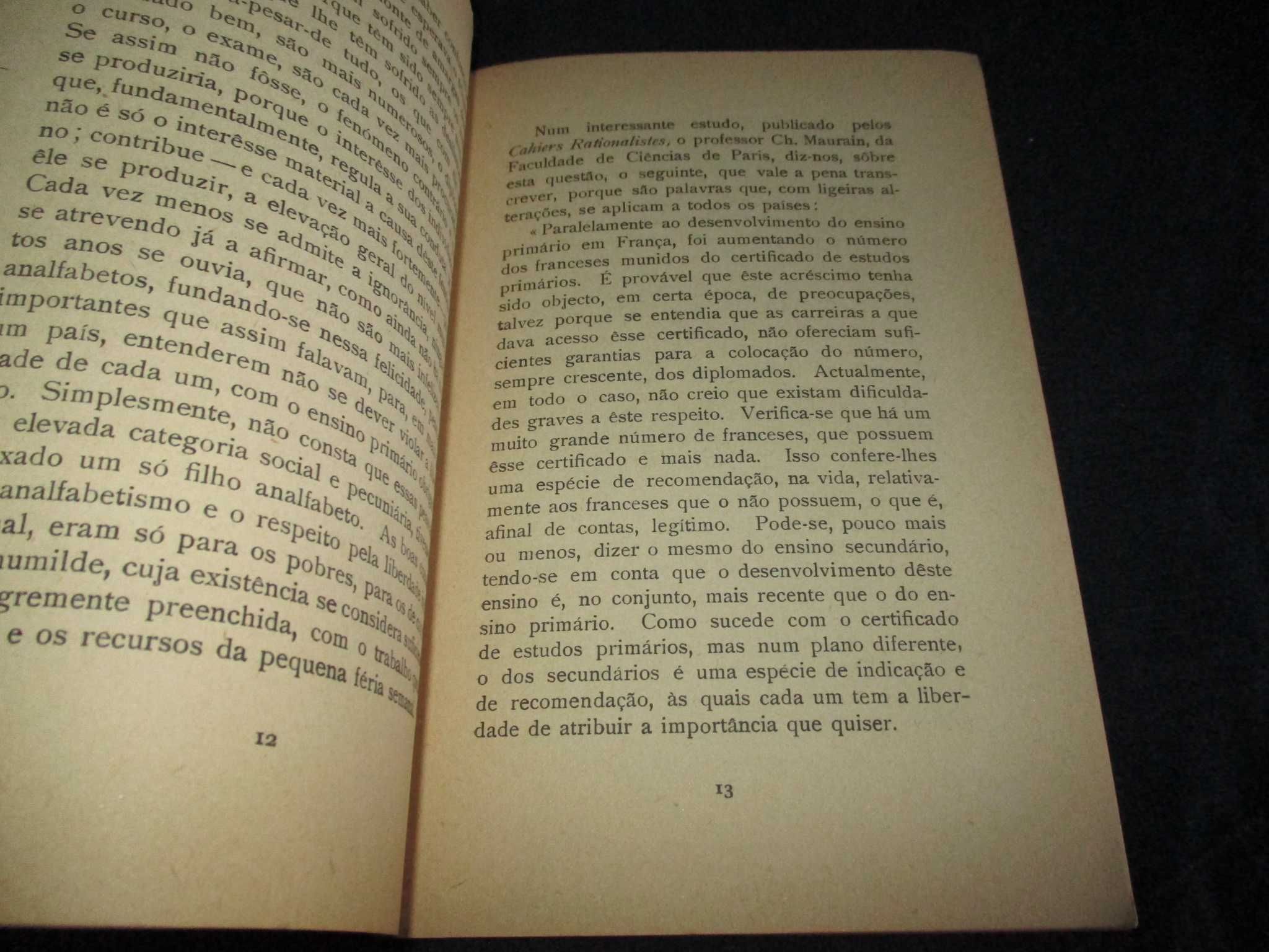 Livro O Destino do Proletariado Intelectual Emílio Costa 1935