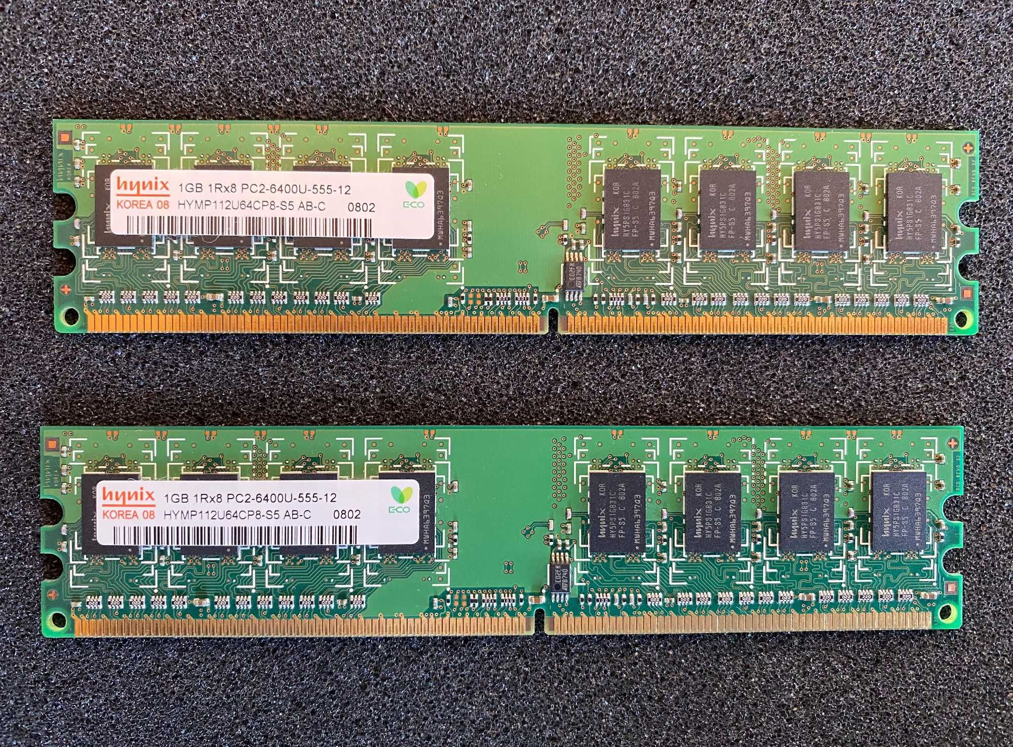 Оперативная память hynix DDR2 1Gb 800Mhz (пара 2х1Gb)