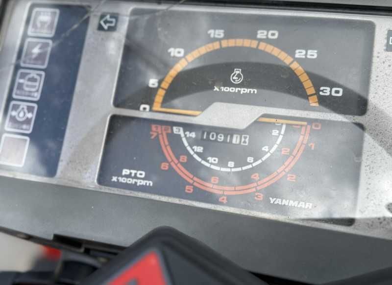 Японський мінітрактор YANMAR F175 + фреза