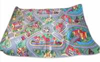 Ковер детский для мальчика килим коврик трасса городок дорога игровой