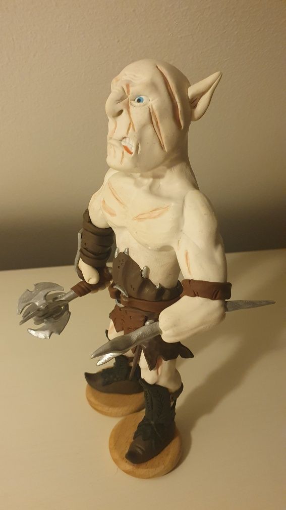 Ork Azog Plugawy figurka z modeliny inspirowane Hobbit