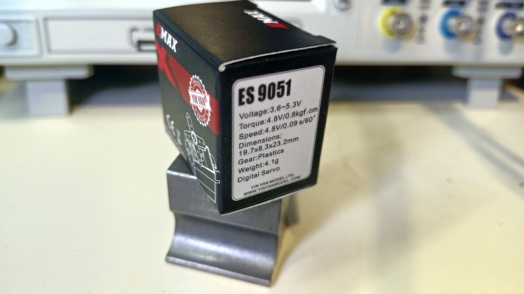 Сервопривод Emax ES9051 4.3г 0.8кг/0.09сек цифровой pulsar