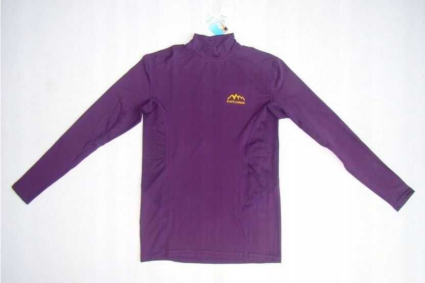Bluza sportowa damska fioletowa ACTIVE WOMAN rower bieg r. M