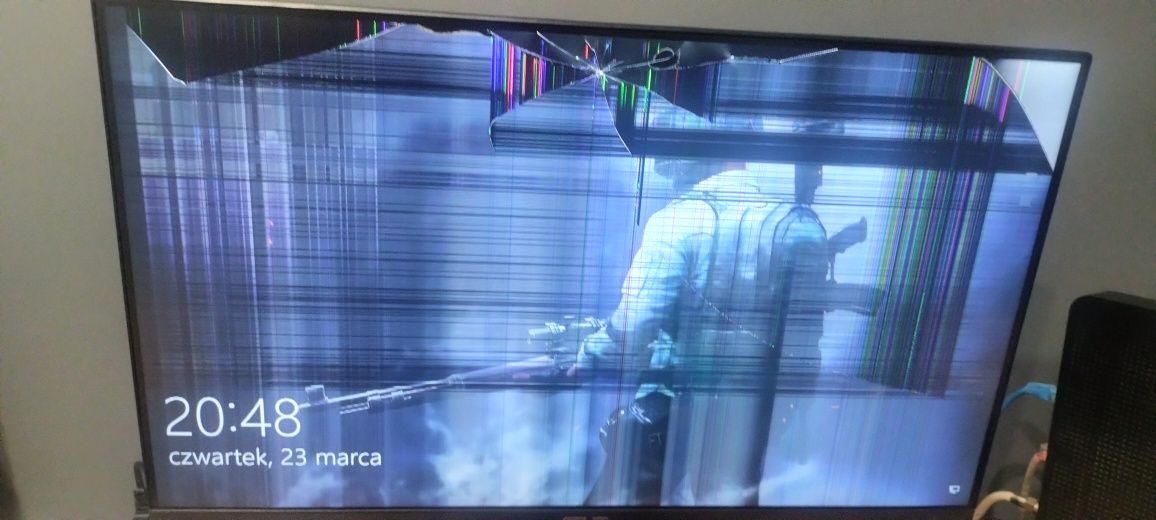 Monitor ASUS VG249Q1R-uszkodzony na części