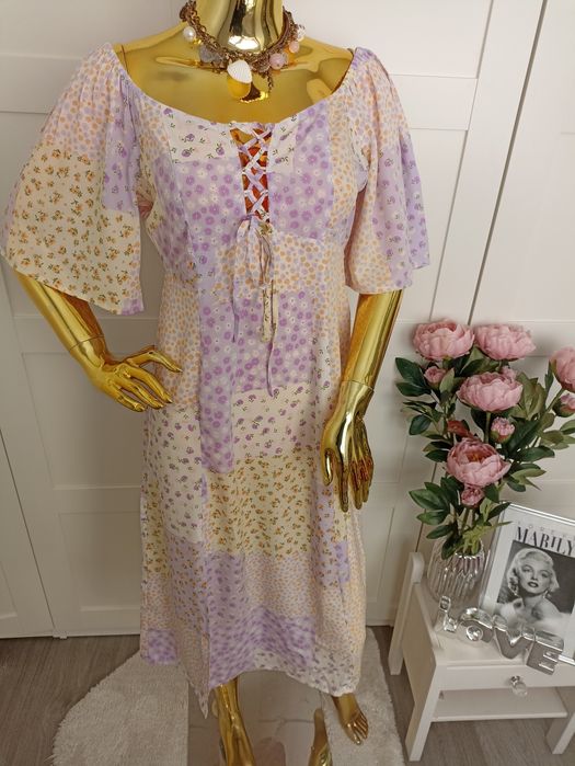 Nowa sukienka boho  hiszpanka Violet Romance R.38