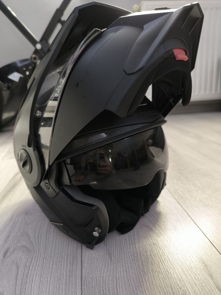 Kask szczękowy touratech interkom róż, M 57