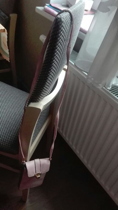 Torebka mała pudrowy róż