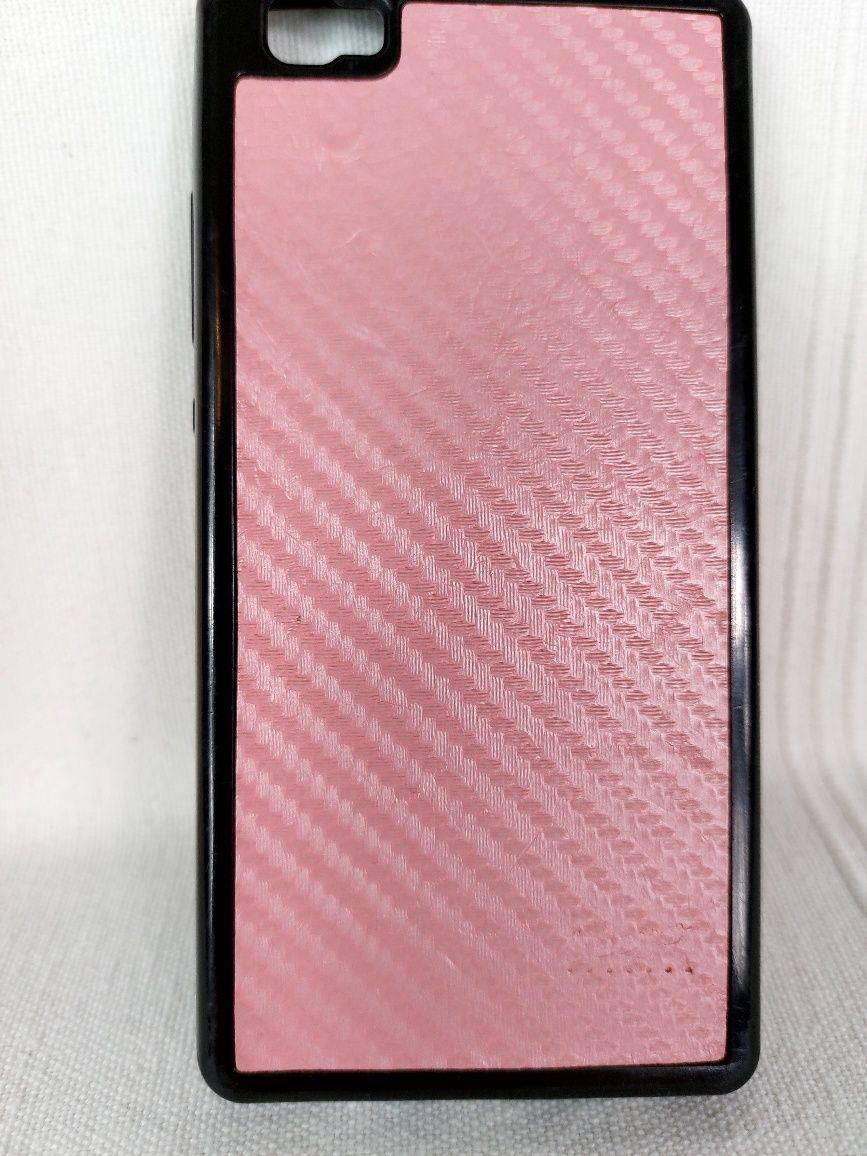 Różowe Damskie Silikonowe Elastyczn Etui Case do Huawei p8 lite