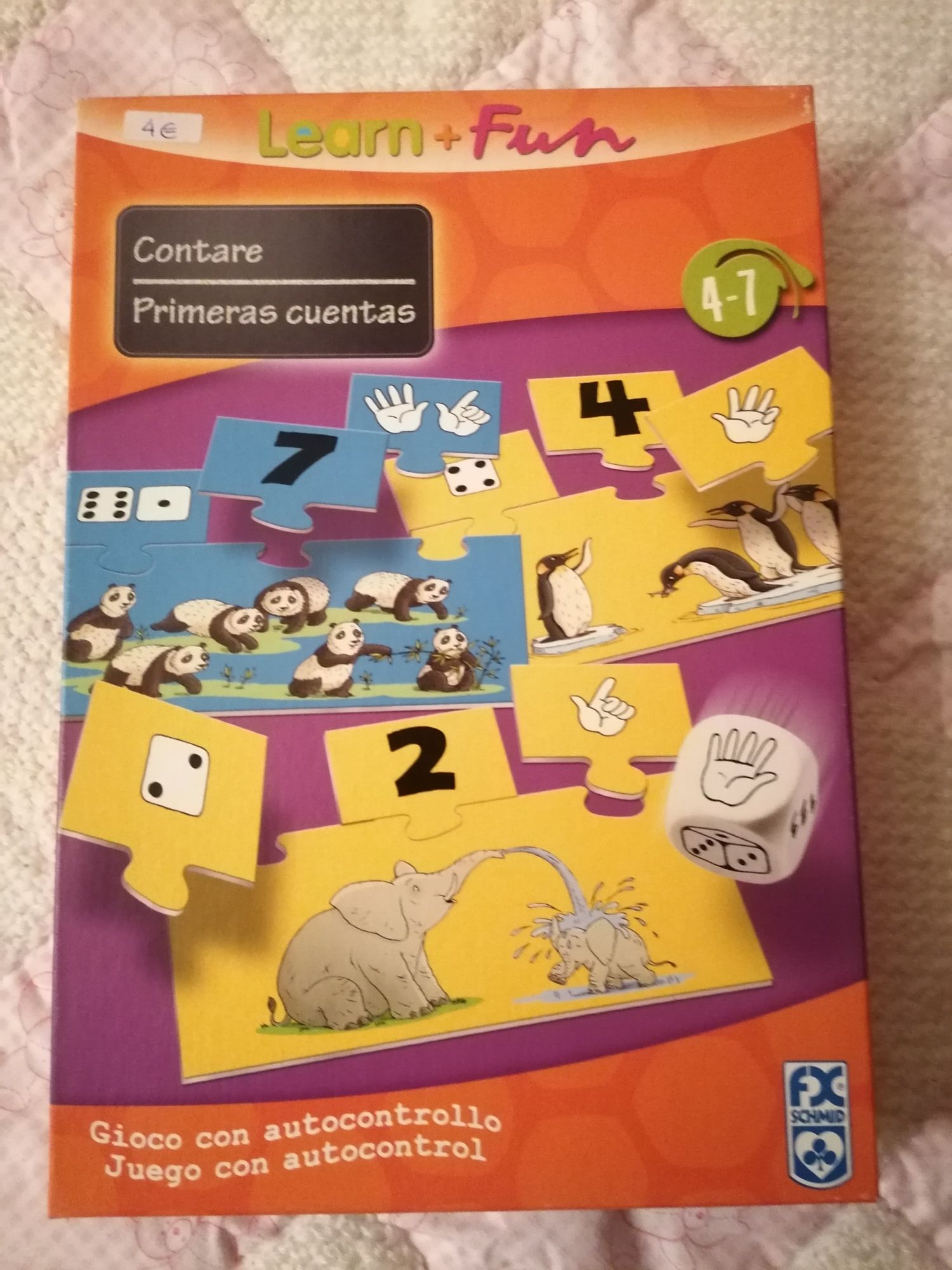 Puzzles educativos diversos letras, números e contas