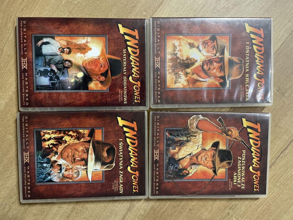 Indiana Jones Trylogia DVD + materialy dodatkowe
