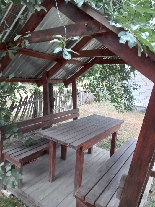 Беседка з дерева