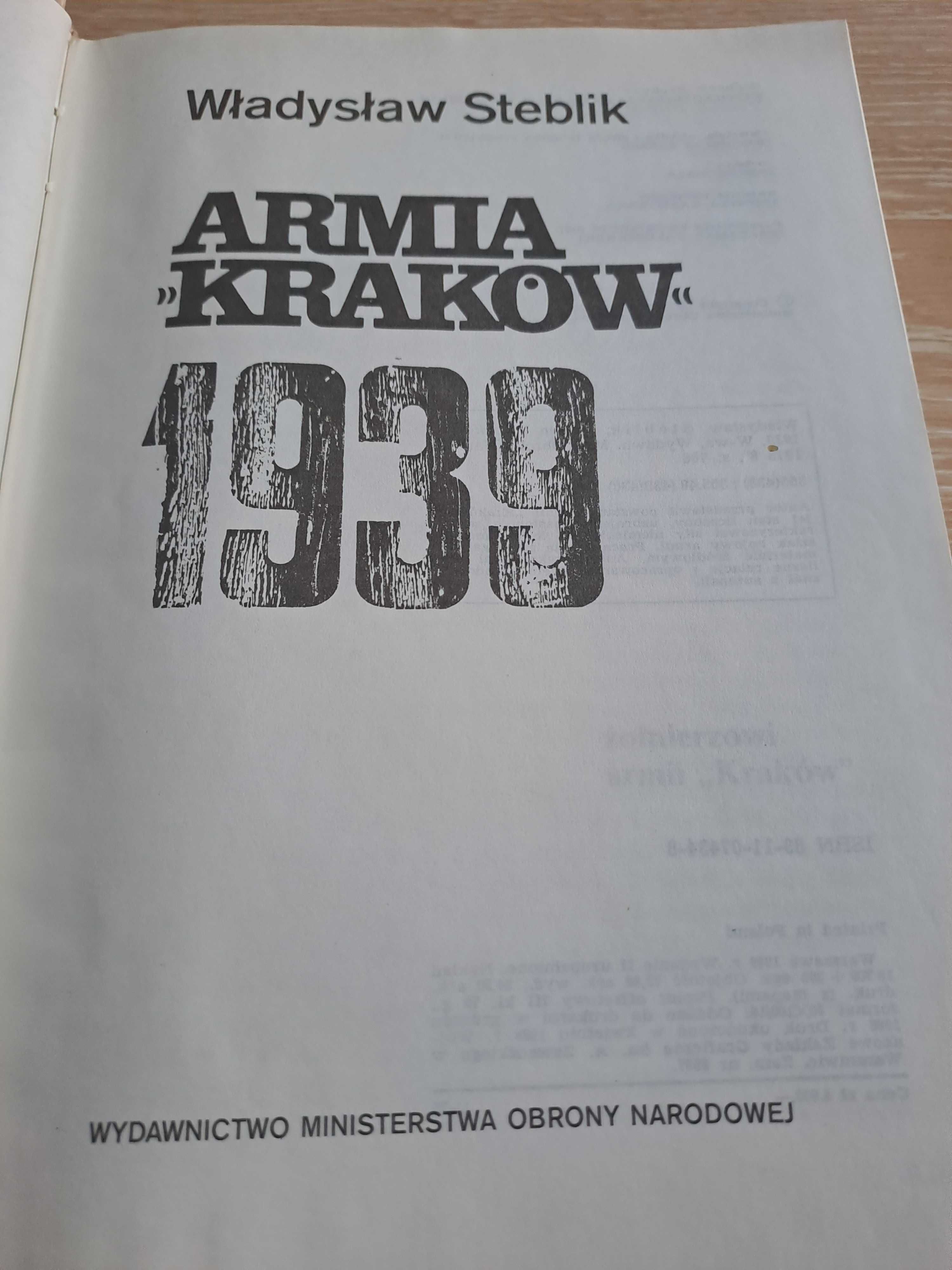 Armia Kraków 1939. Władysław Steblik.
