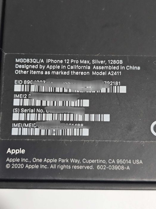 Iphone 12PRO MAX 128GB. Excelente. 77% Bateria. Tudo de origem.