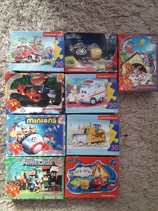 Пазли, розвиваючі ігри