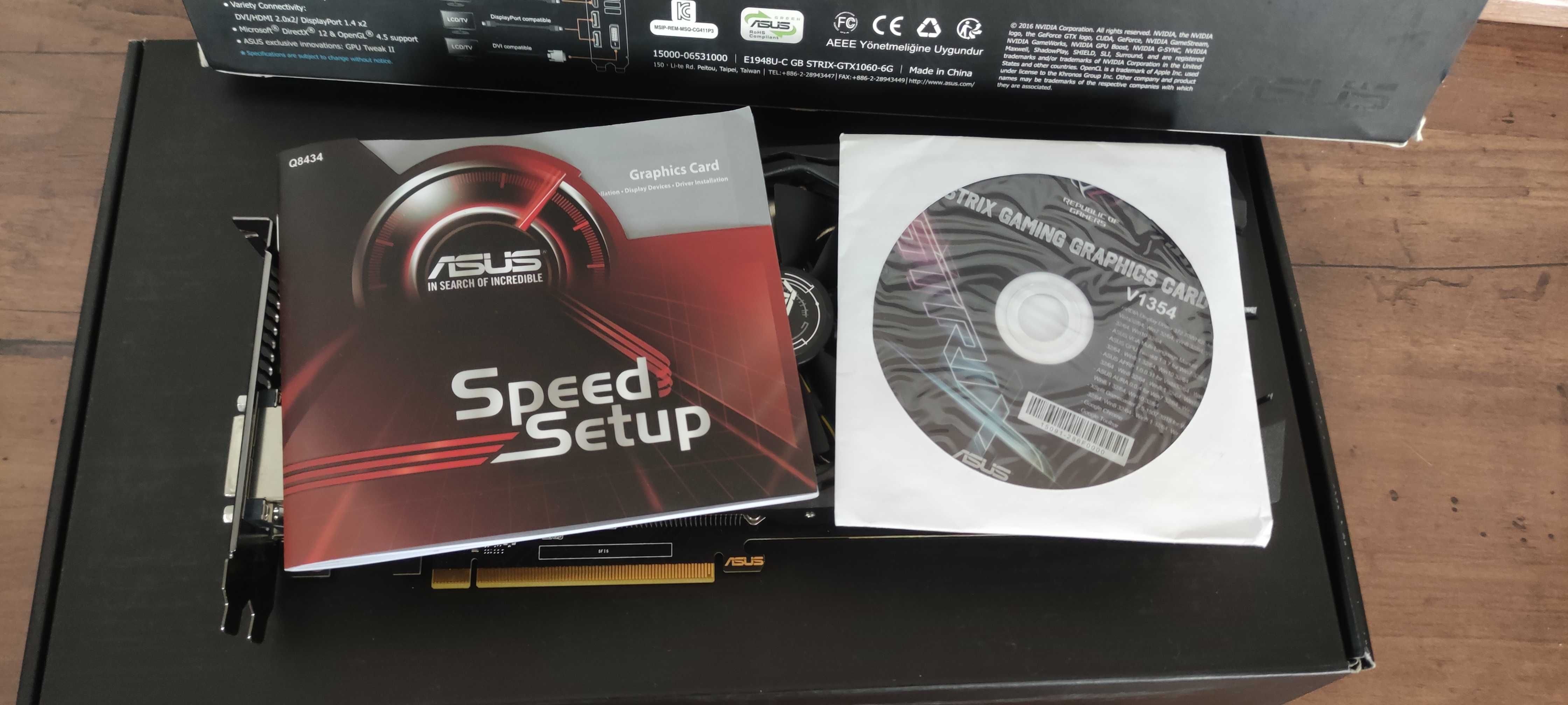 ASUS GeForce GTX 1060 Strix OC 6GB GDDR5