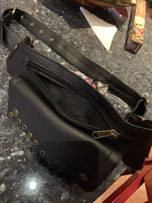 Bolsa cartucheira em pele