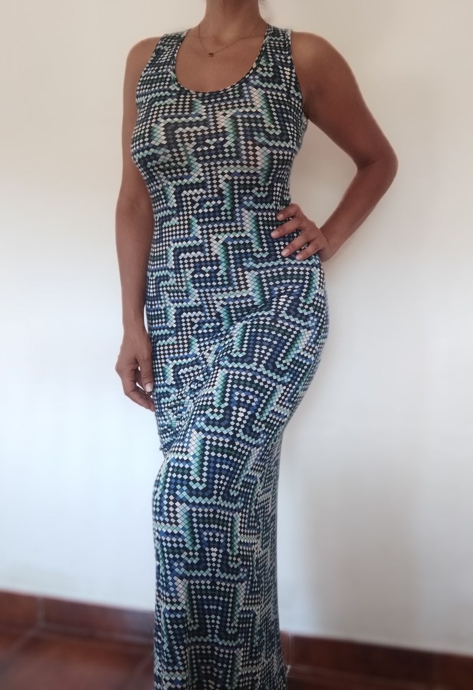 Vestido comprido de verão