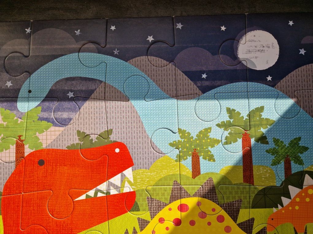 Puzzle Dinozaury 24 elementy