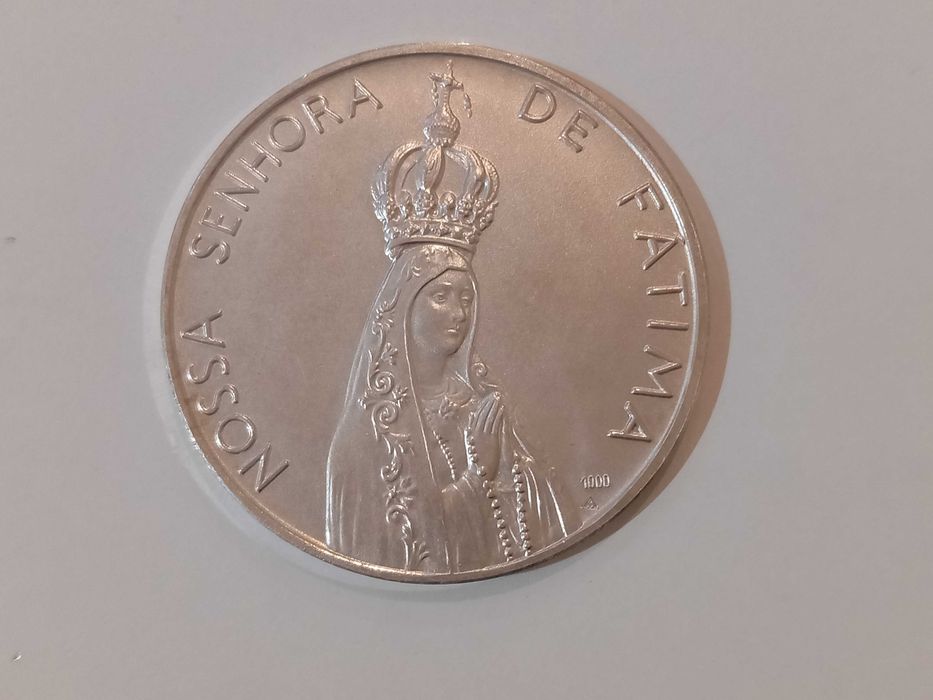 Medalha 50° Aniv. De Fátima (prata)
