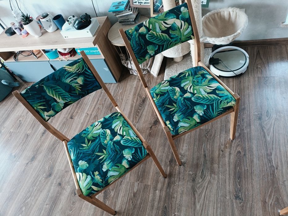 Krzesła z prl-u po renowacji 6szt