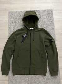 Stone island fleece zip hoodie