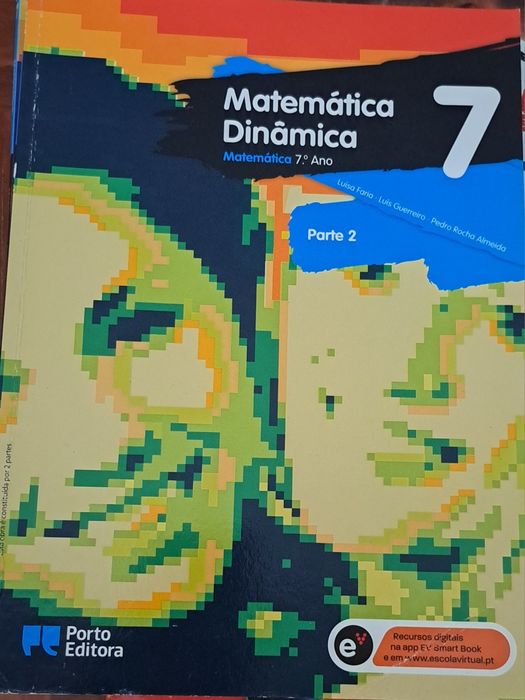Manual escolar Matemática Dinâmica 7° ano vol I e II