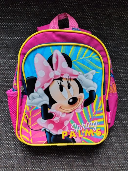 Plecak szkolny przedszkolny różowy Myszka Miki