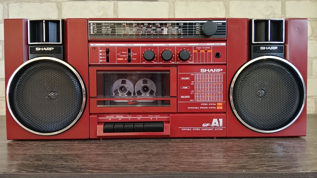 SHARP GF-A1 H(R) Portable Stereo Component System 1984