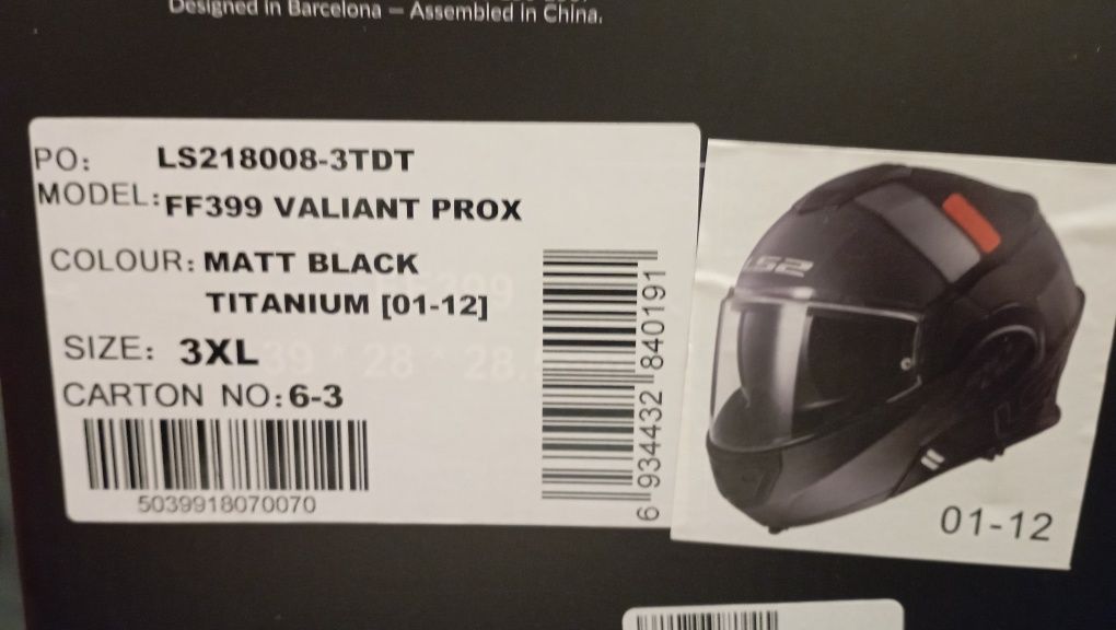 Kask motocyklowy FF399 Valiant prox i SMH5 FM