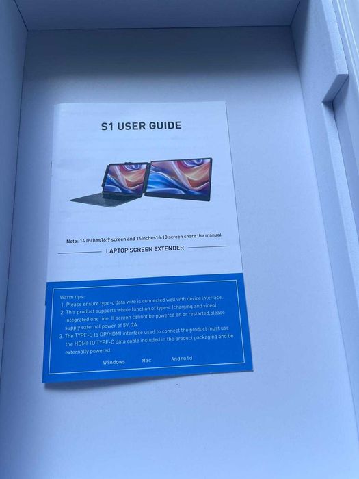 Monitor portátil, extensor para monitor 14 polegadas