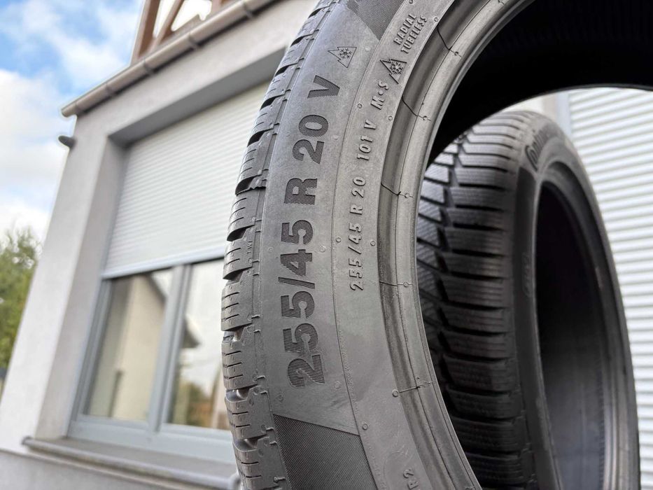 2szt zimowe 255/45R20 Continental 8,4mm 2024r świetny stan! Z865 gwar