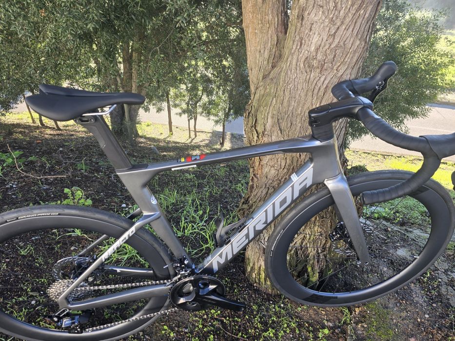 Merida reacto 12x2v rodas carbono