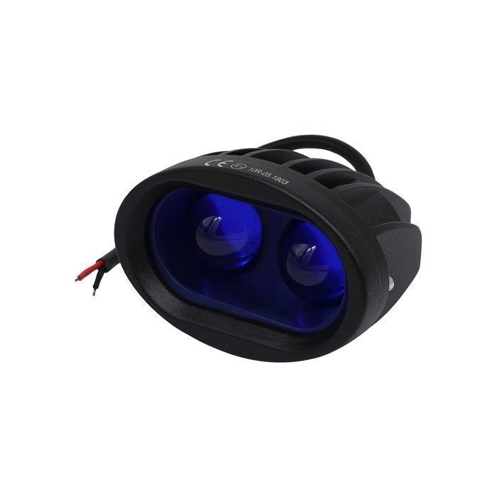 LAMPA Strumieniowa OPRYSKIWACZA Niebieska LED 2x10W 2000Lm Mała [4233]