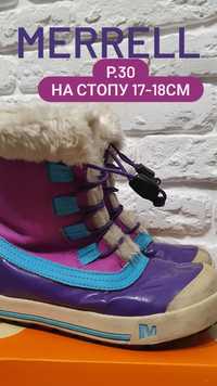 Оригинальные зимние сапожки MERRELL300грн