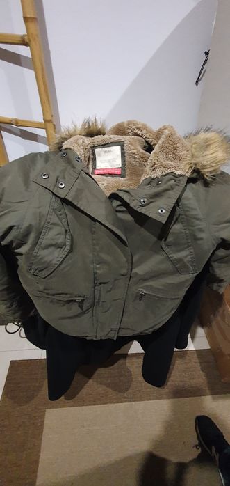 Casaco com pêlo como novo
