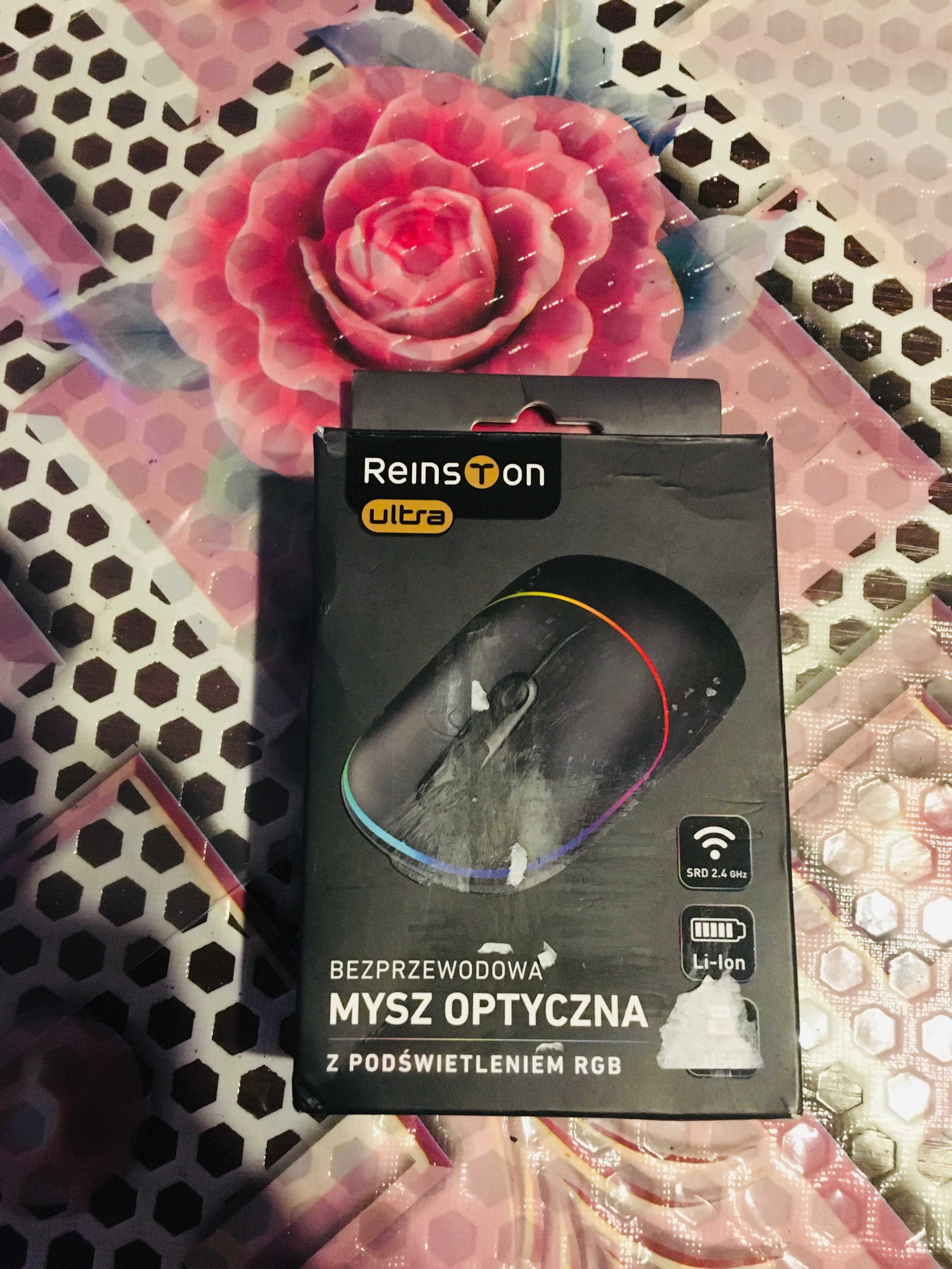 myszka optyczna z podświetleniem RGB