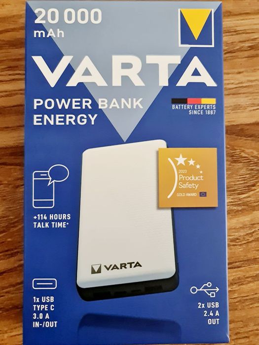 Varta Power Bank Energy 20000 mAh White