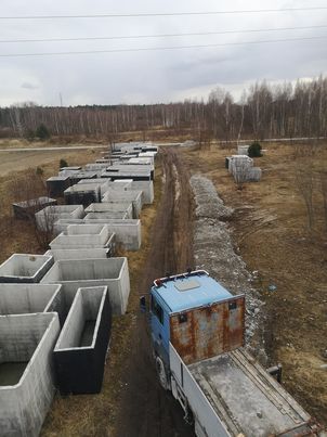 Zbiornik Betonowy Piwnica Kanał Samochodowy Szambo Na Gnojówkę