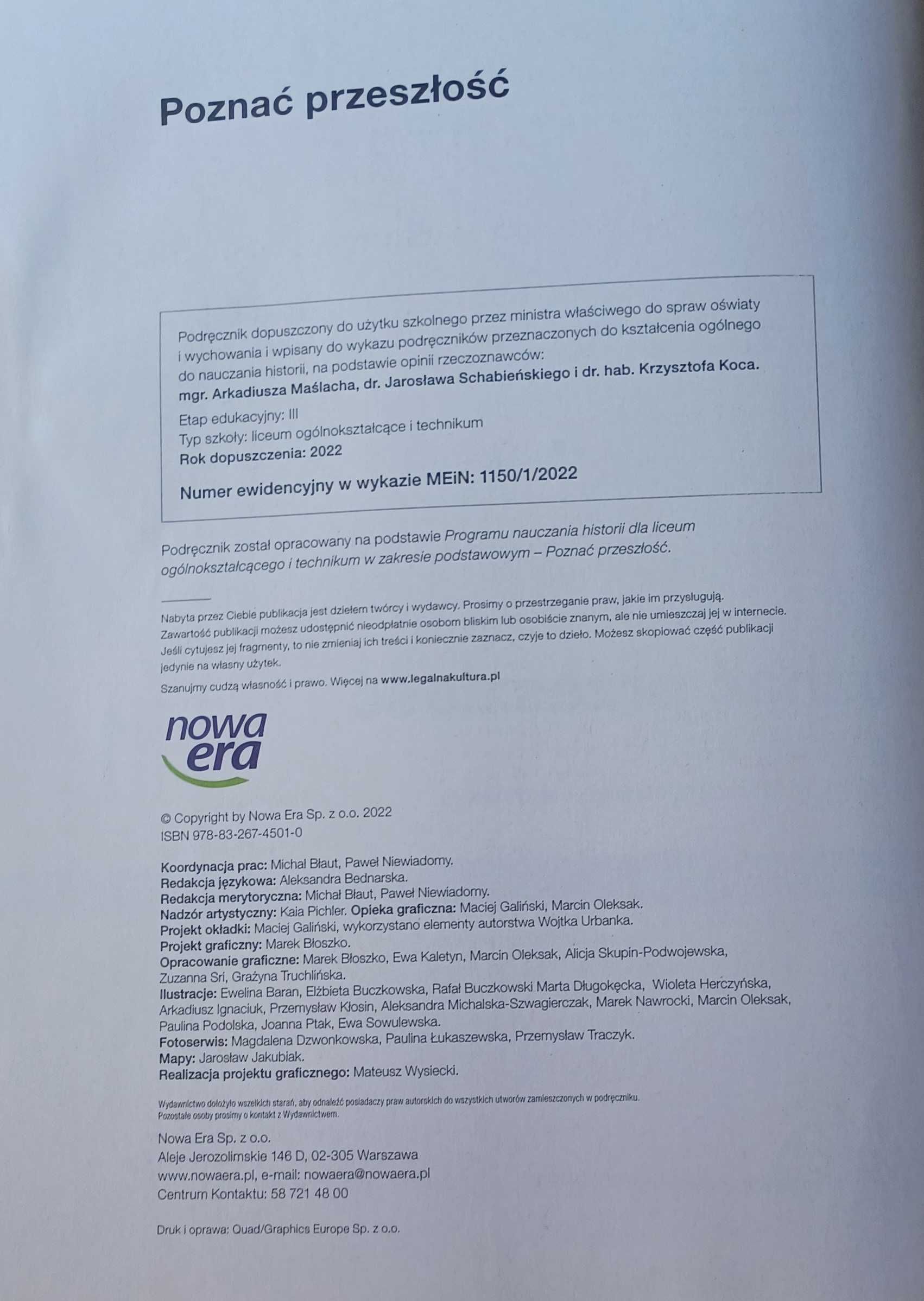 Podręcznik Poznać przeszłość klasa 1 zakres podstawowy