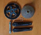 Groupset napęd do gravela Shimano GRX (korba+kaseta+2łańcuchy)