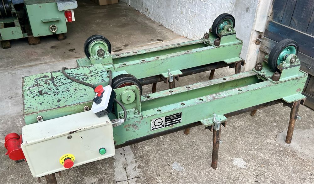 Obrotnik rolkowy spawalniczy do zbiorników 1500kg Gieseking FV23%