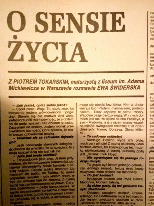 "Kobieta i życie" Rok 1987. Stan idealny. Oprawiony rocznik. PREZENT