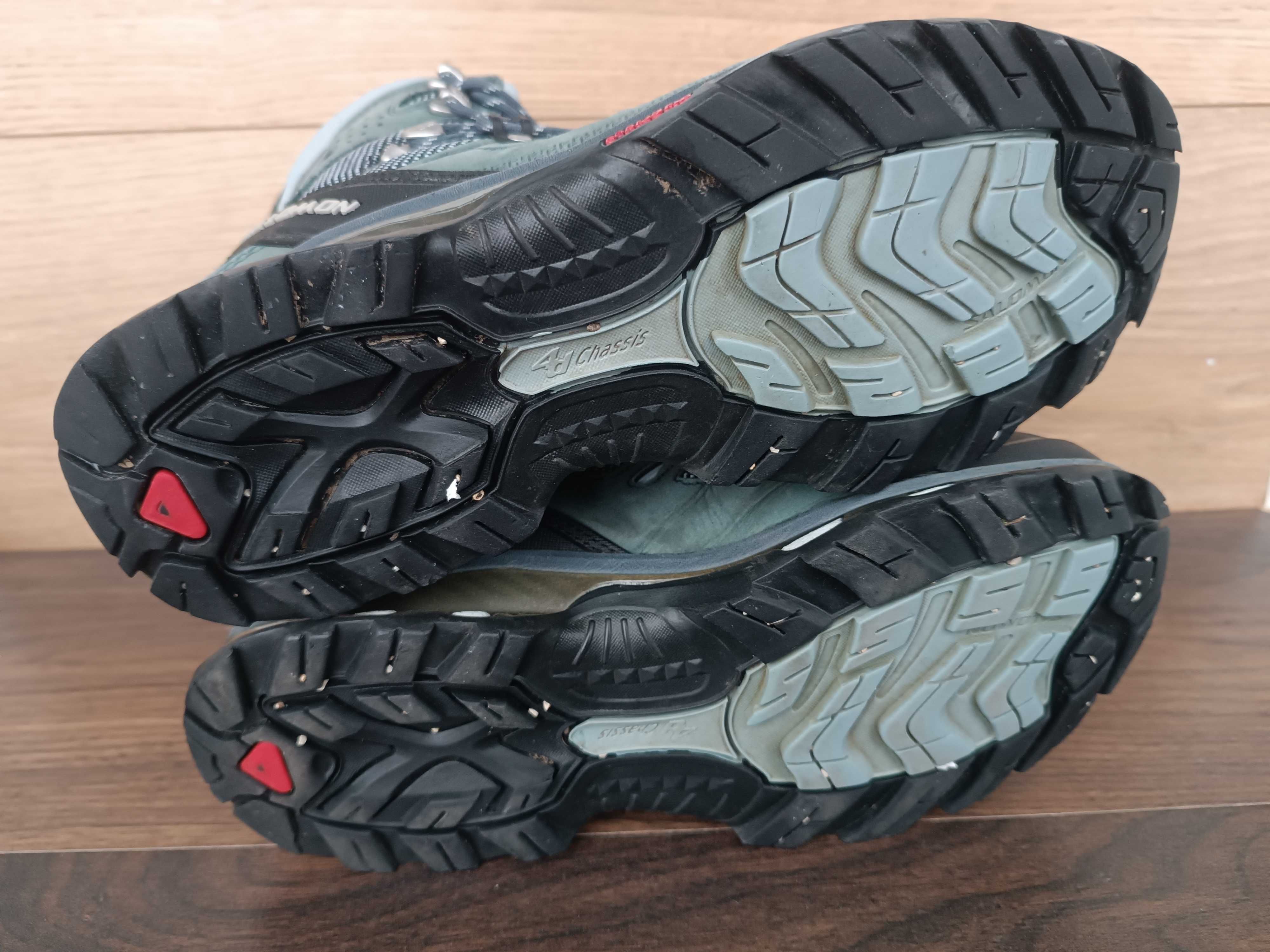 Ботинки Salomon Quest 4 D GTX goreTex кожа берцы 41.5 26 26.5 см