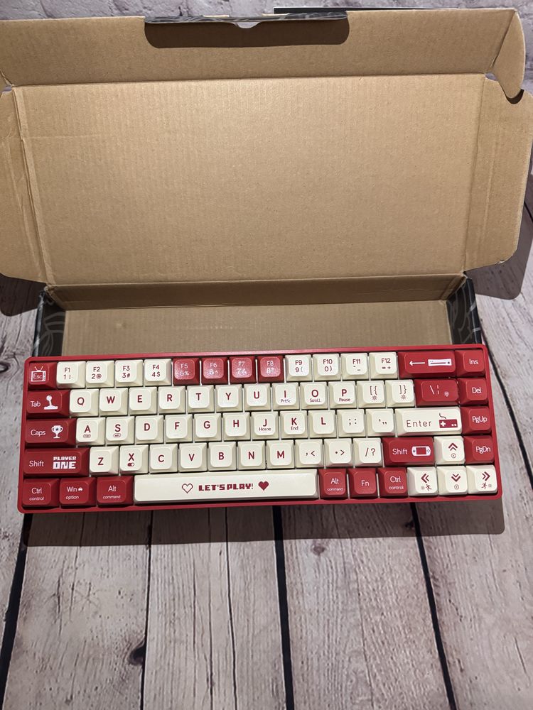 !! НОВІ Механічні Клавіатури Ajazz AK680 65% HOOPOND Red Switches ! !
