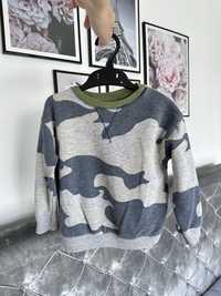 Bluza przez glowe Zara boy chlopiec 98 moro wojskowa