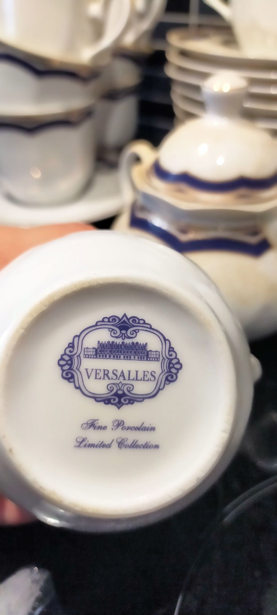 Conjunto para chá em porcelana