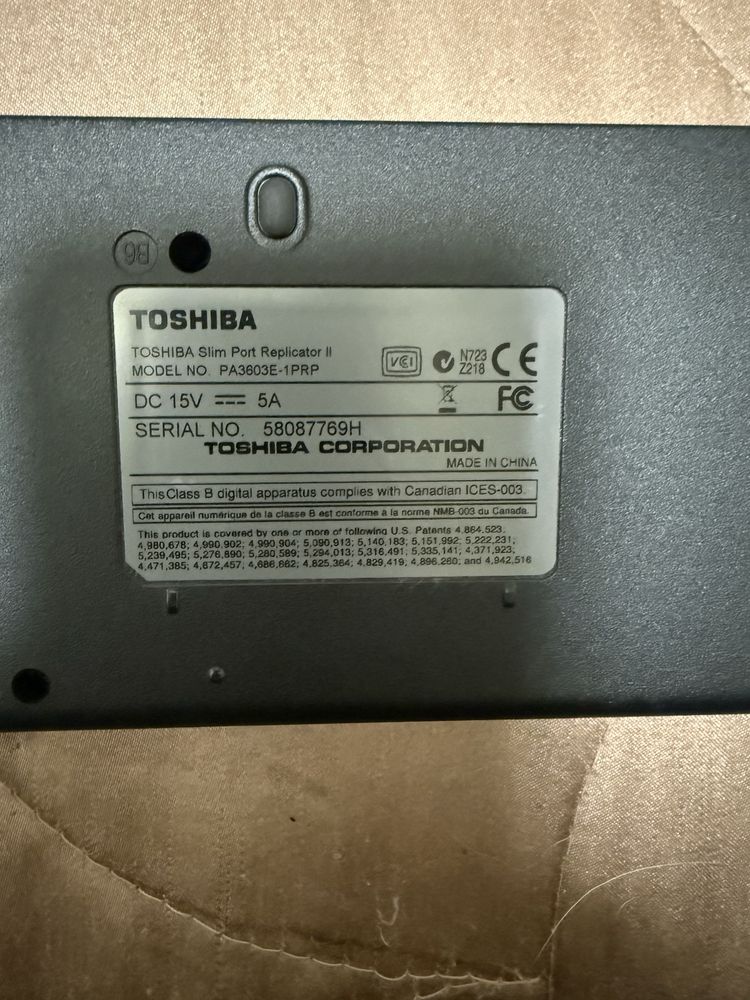 Toshiba High-Speed Port Replicator