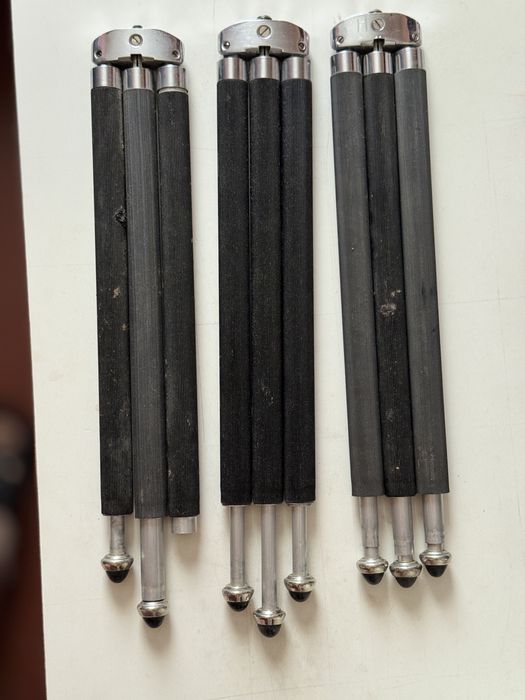 Три советские треноги, две рабочие, одна под ремонт