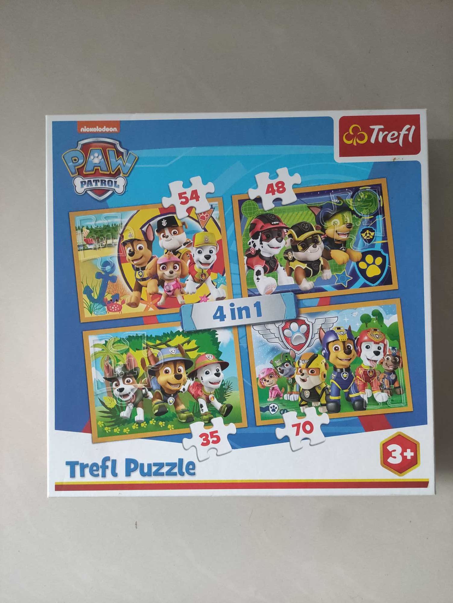 Puzzle Trefl 4w1 Psi Patrol 3+